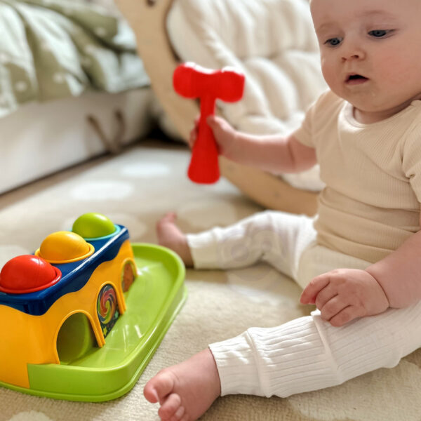 WOOPIE BABY Kolorowa Przebijanka Wbijanka z Młoteczkiem Montessori - 003