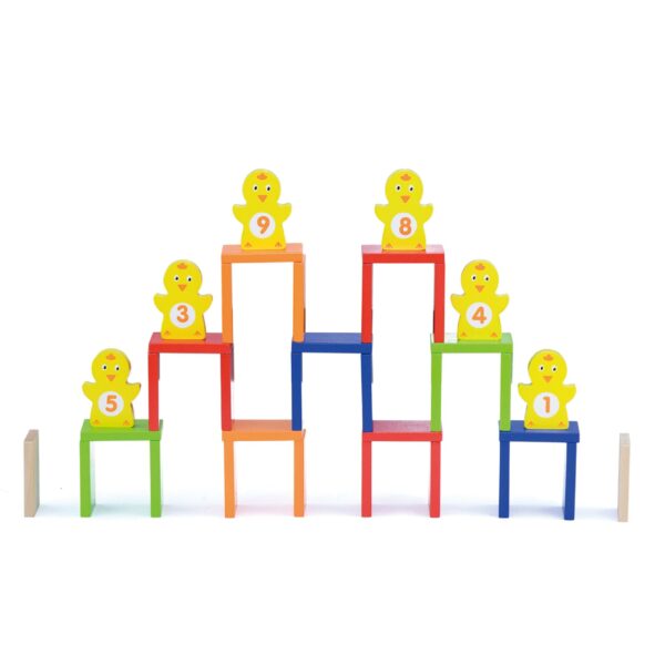 VIGA Drewniany Tor Domino 122 el. - 002