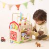 VIGA Drewniana Farma 7w1 - Kostka Edukacyjna - 006