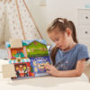 VIGA Drewniana Tablica Manipulacyjna Otwieranie Zamków i Zatrzasków Domek Montessori - 006