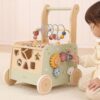 VIGA PolarB Drewniany Chodzik Pchacz Edukacyjny Sorter Ksylofon Kostka 12m - 005