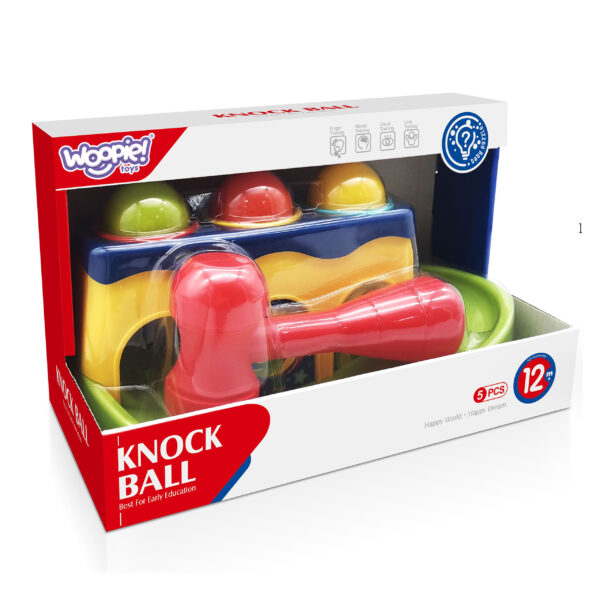 WOOPIE BABY Kolorowa Przebijanka Wbijanka z Młoteczkiem Montessori - 011