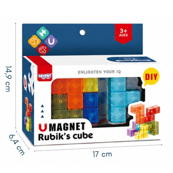 Woopie Klocki magnetyczne Tetris 3D układanka konstrukcyjna