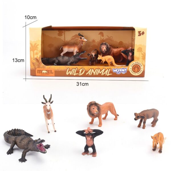 WOOPIE Zestaw Figurek Dzikich Zwierząt Safari 6 el. - 005