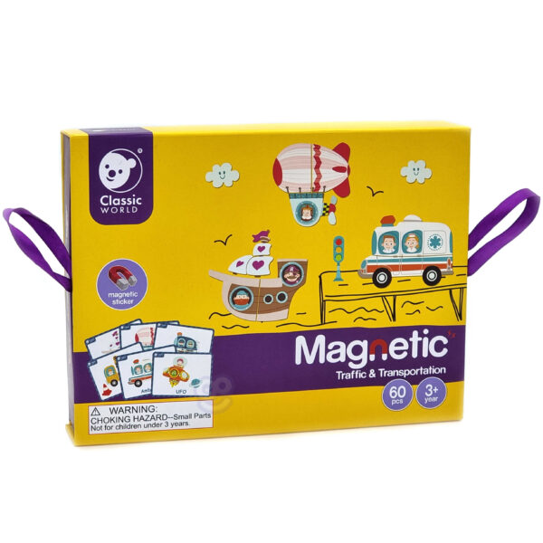 CLASSIC WORLD Puzzle Nauka Ruchu Transportu Drogowego 72 el. - 008