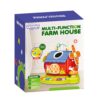 WOOPIE BABY Interaktywny Domek Farma Sorter Pianinko + 7 Pluszaków Edukacyjny - 005
