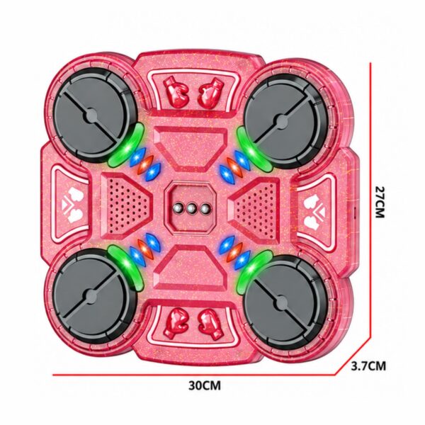 WOOPIE Tarcza Bokserska Inteligentna Muzyczna Bluetooth RÓŻOWA 11 el. - 005
