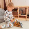 WOOPIE Zdalnie Sterowany Spychacz Budowlany Buldożer RC Dźwięk Światła - 004