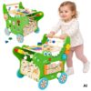 VIGA Drewniany Pchacz Edukacyjny Krokodylek 12w1 - 001