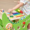 VIGA Drewniany Pchacz Edukacyjny Krokodylek 12w1 - 004