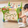 VIGA Drewniany Pchacz Edukacyjny Krokodylek 12w1 - 005