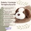WOOPIE Piesek Sensoryczny Miś Obciążeniowy Pluszak 2,5kg - 003