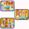 WOOPIE  BABY Interaktywna Tablica Manipulacyjna Chłopiec Busy Car 3w1 Walizka Sensoryczna