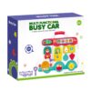 WOOPIE  BABY Interaktywna Tablica Manipulacyjna Chłopiec Busy Car 3w1 Walizka Sensoryczna