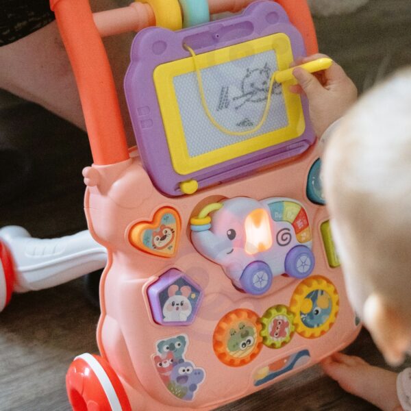 WOOPIE BABY Interaktywny Chodzik Pchacz Muzyczny + Znikopis