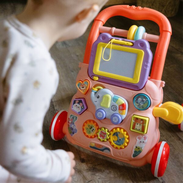 WOOPIE BABY Interaktywny Chodzik Pchacz Muzyczny + Znikopis