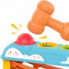 WOOPIE BABY Edukacyjny Tor Kulkowy Wbijanka z Młotkiem Przebijanka Pop-Up