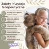 WOOPIE Leniwiec Miś Terapeutyczny Obciążeniowy Pluszak 2,5kg - 006
