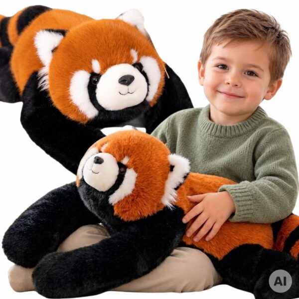 WOOPIE Ruda Panda Obciążeniowy Miś Sensoryczny 1,5kg - 001