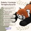 WOOPIE Ruda Panda Obciążeniowy Miś Sensoryczny 1,5kg - 002