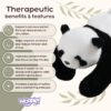 WOOPIE Panda Terapeutyczna Obciążeniowa Pluszak 1kg - 006