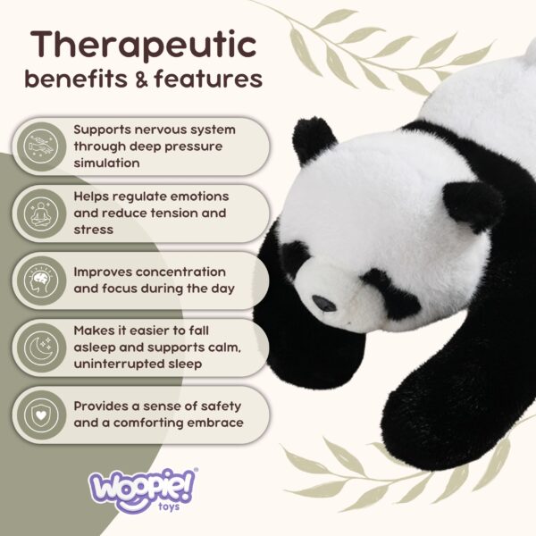 WOOPIE Panda Terapeutyczna Obciążeniowa Pluszak 1kg - 006