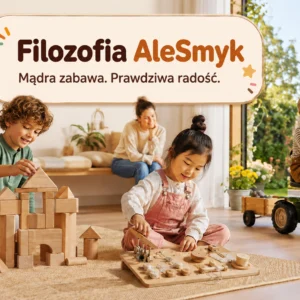 Filozofia sklepu z zabawkami AleSmyk – mądre i bezpieczne zabawki dla dzieci