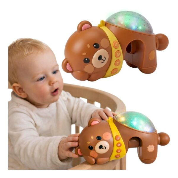 WOOPIE BABY Projektor Gwiazd Rzutnik Lampka Nocna dla Dzieci Miś